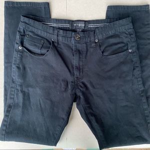 WTOO2 Black Straight Leg Jeans Size 32/32